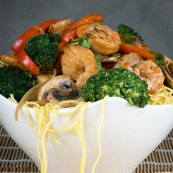 Spicy Shrimp Stir Fry