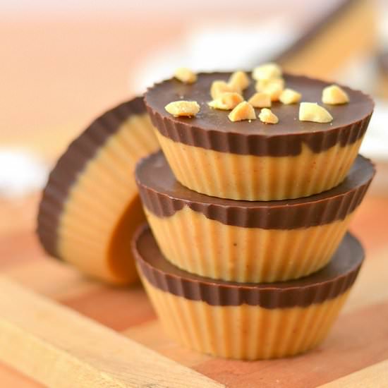 Peanut Butter Freezer Fudge Cups