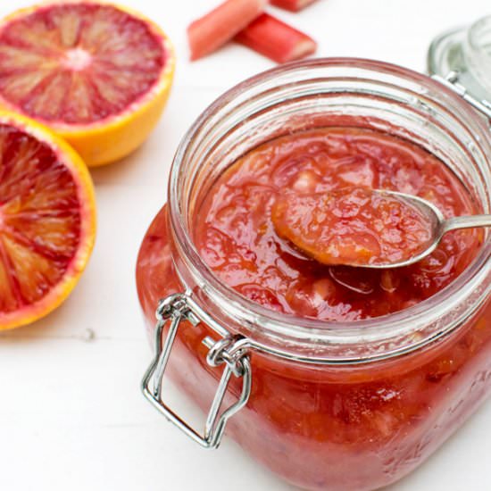 Blood Orange & Rhubarb Jam