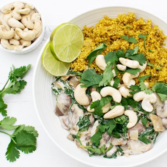 Creamy Turmeric Quinoa