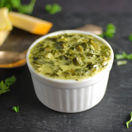 Creamy Cheesy Spinach