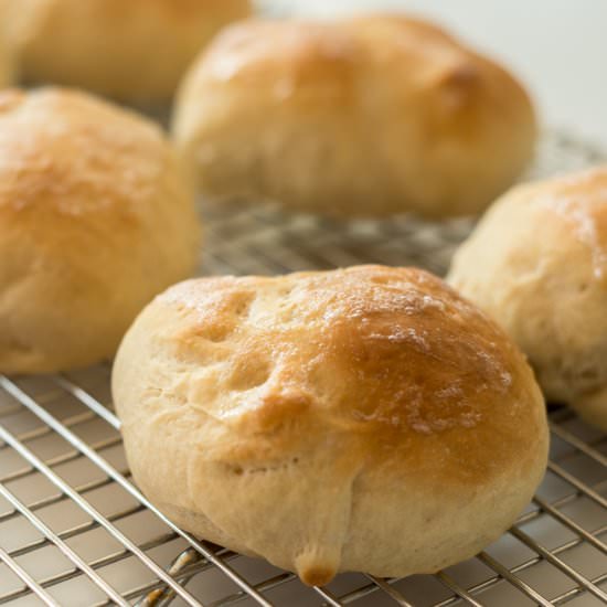 No Knead Yeast Rolls