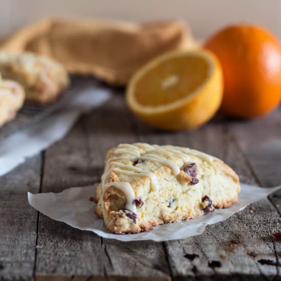 Cranberry Orange Scones