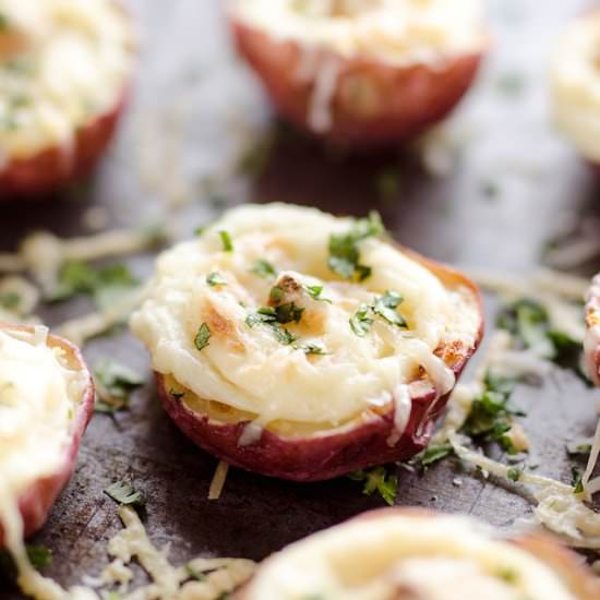 Twice Baked Ranch Potato Poppers