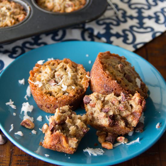 GERMAN CHOCOLATE PECAN PIE MUFFINS