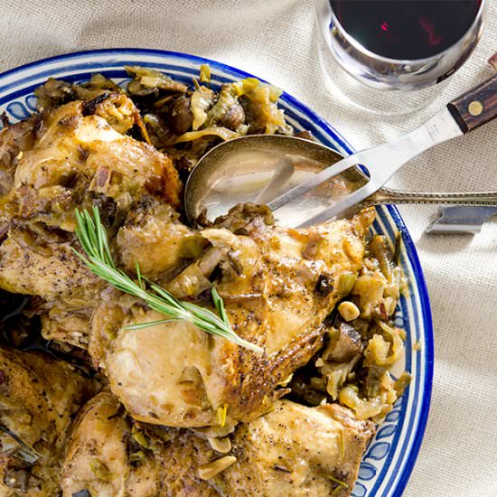 Country Slow Cooker Coq au Vin