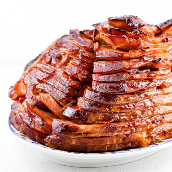 Asian Barbecue Glazed Ham