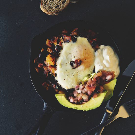 Tex-Mex Hash Browns with Eggs