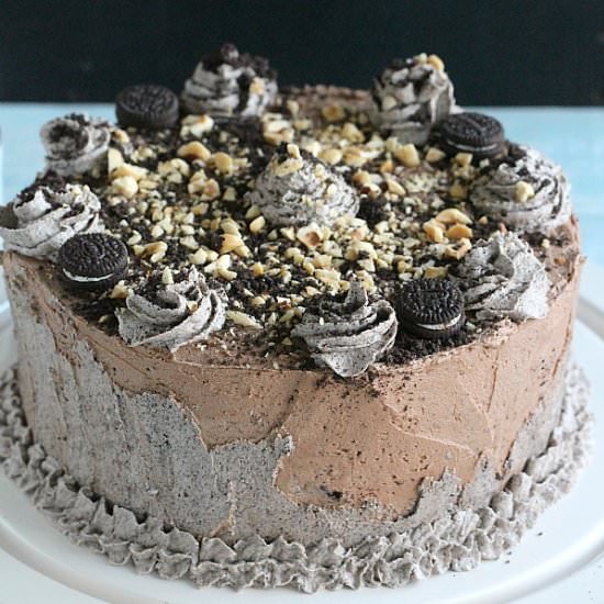 Oreo Nutella Cake – Eggless