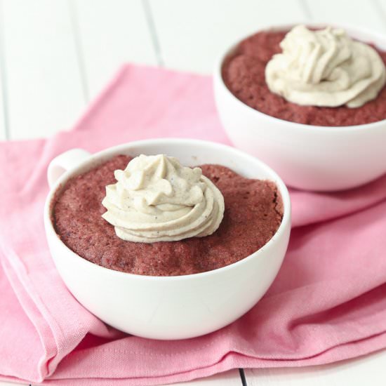 Red Velvet Mug Cake