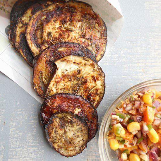 Eggplant Chips- Mediterranean Style