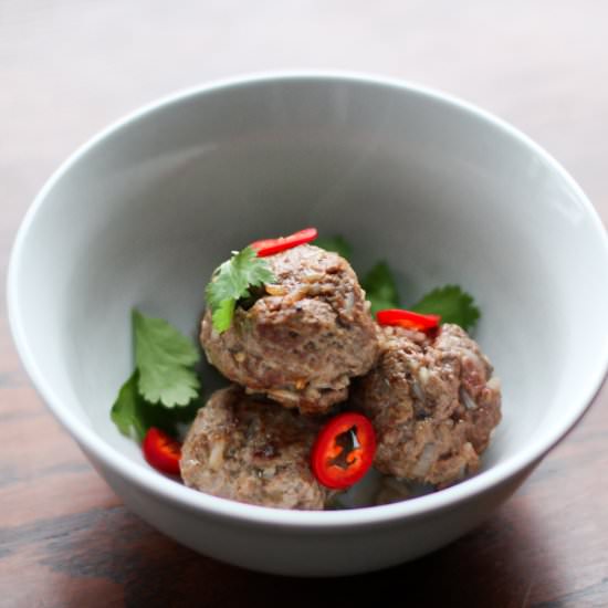 Lemongrass Meatballs