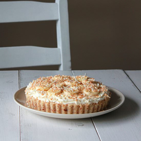 Toasted Coconut Banana Cream Pie