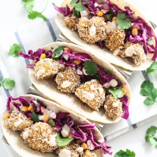 Crispy Cauliflower Tacos