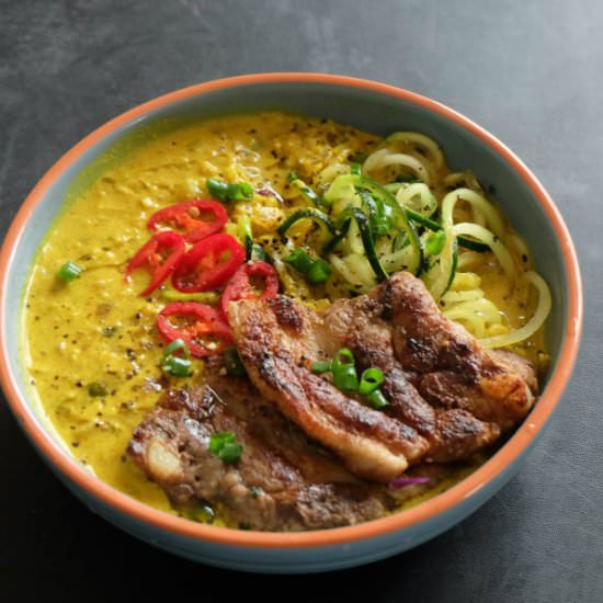 Turmeric Curried Cauliflower Soup