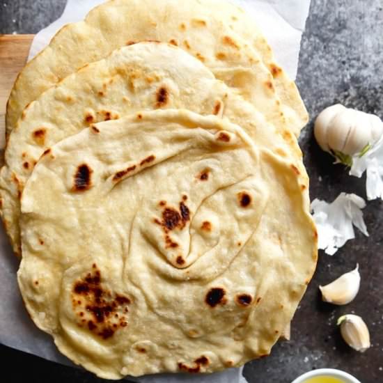 Easy Garlic Flatbread Recipe