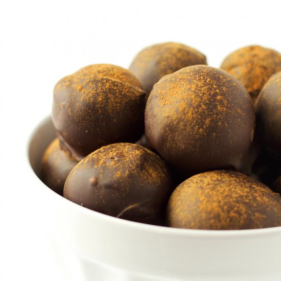 Chocolate Spice Fig Truffles