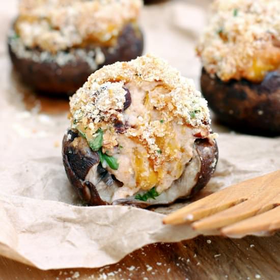 Southwest Stuffed Mushrooms