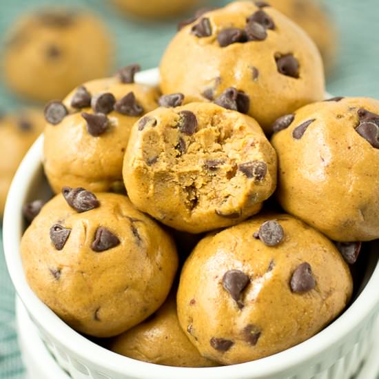 Cookie Dough Protein Poppers