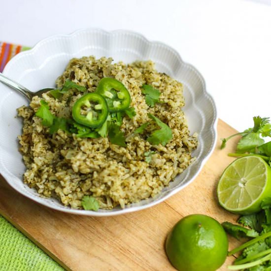 Jalapeño, Cilantro, and Lime Rice