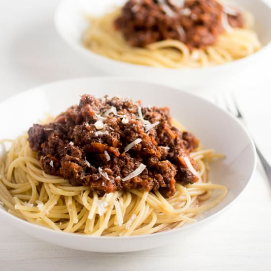 Italian Sausage Bolognese