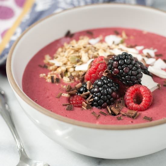 Chocolate Cherry Smoothie Bowl