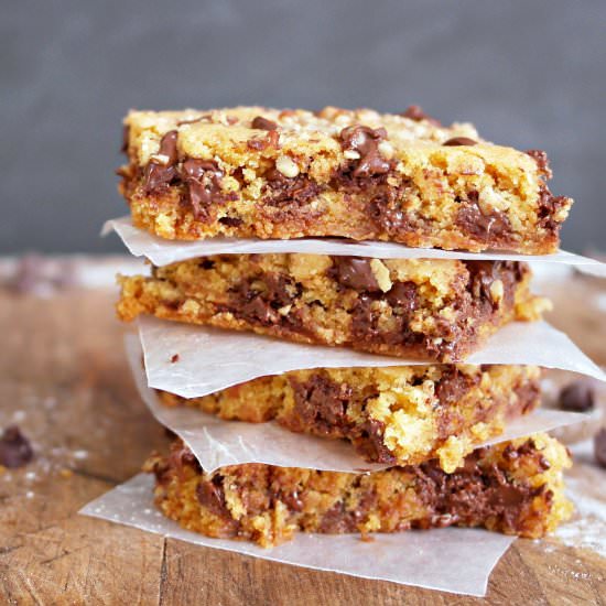 Double Chocolate Pecan Bars