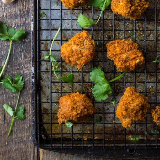 Chili-Corn Crusted Chicken Nuggets