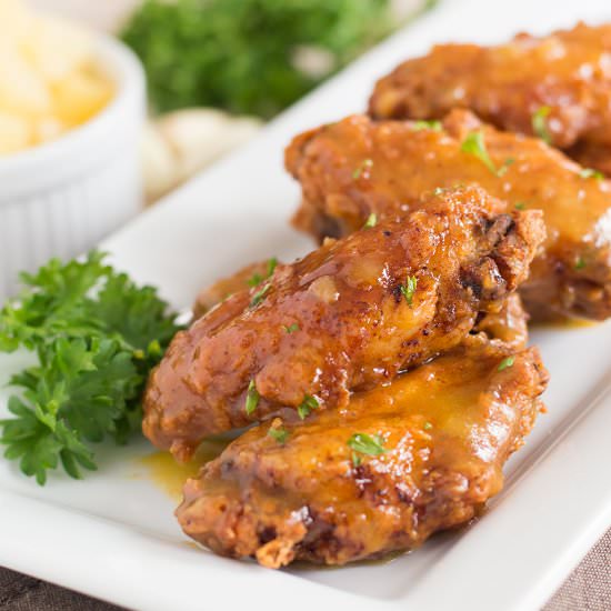 Spicy Pineapple and Mango Wings