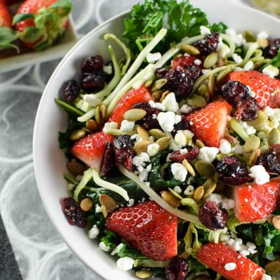 Brussels Sprouts & Kale Salad