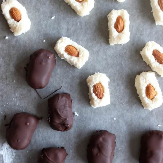 Homemade Vegan Almond Joys