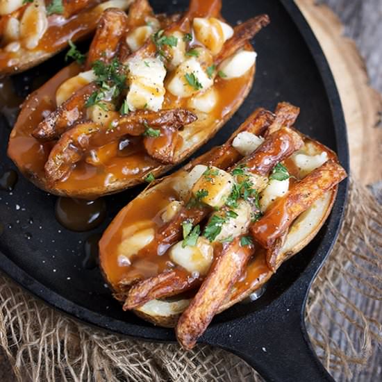 Poutine Potato Skins