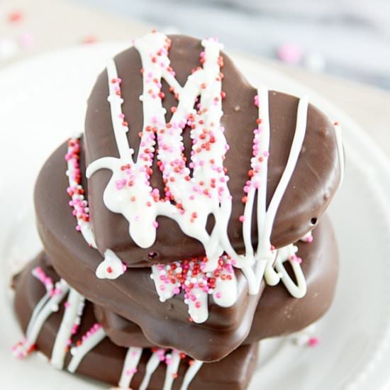 Chocolate Covered Apple Slices