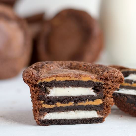Oreo Peanut Butter Brownies