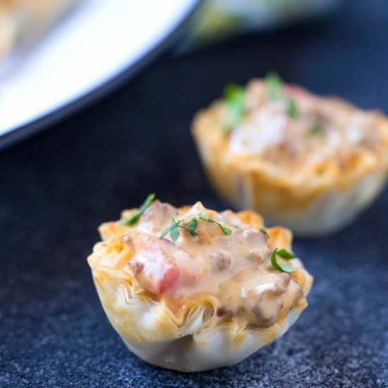 Chile con Queso Bites