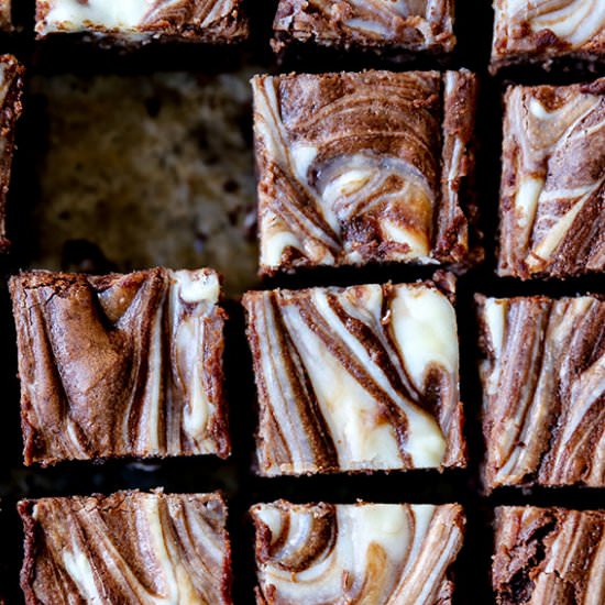 Mint Chocolate Cheesecake Brownies