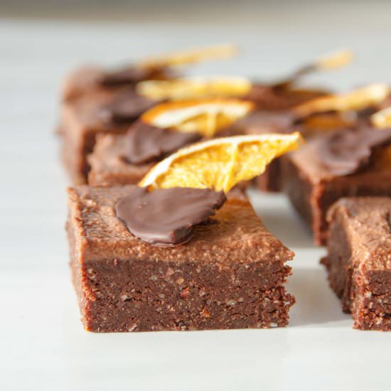 Vegan Chocolate Orange Brownie