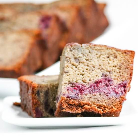 Banana Blackberry Bread