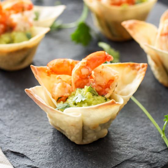 Tequila Lime Shrimp Taco Bites