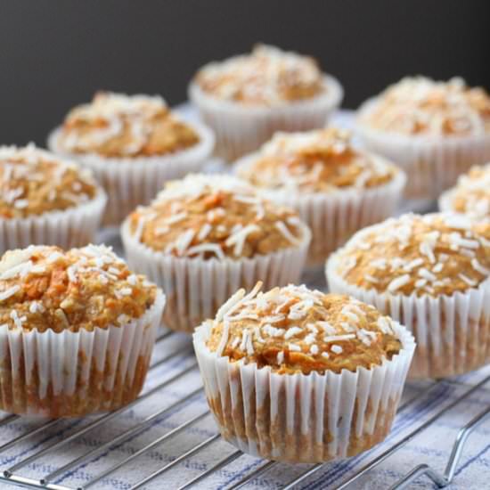 Coconut Carrot Muffins