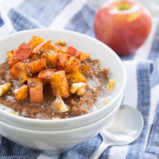 Gluten Free Apple Pie Teff Porridge