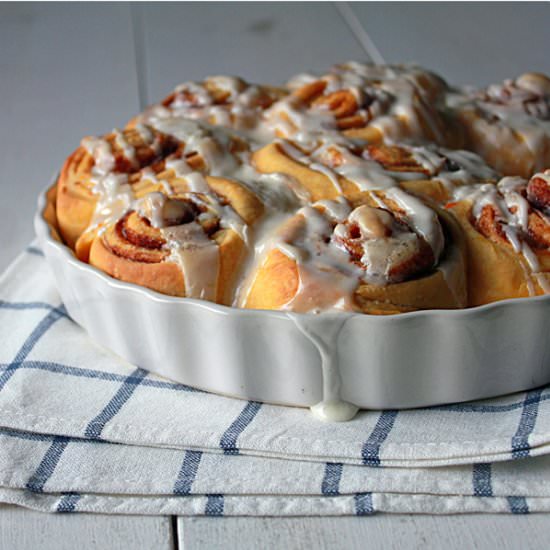 Sweet Potato Cinnamon Buns