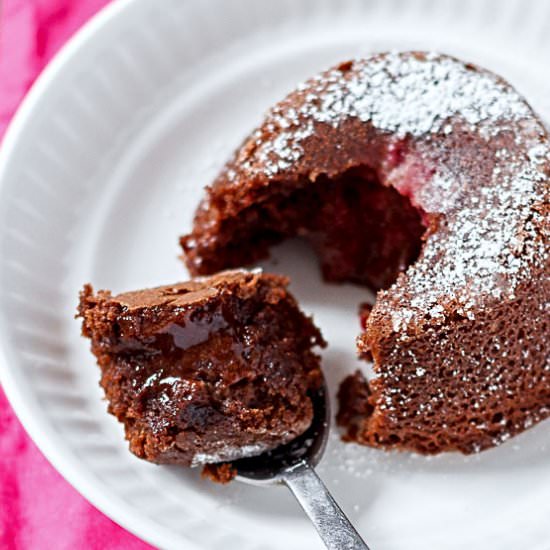 Mini Molten Chocolate Cakes
