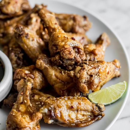 Honey Chili Lime Baked Wings