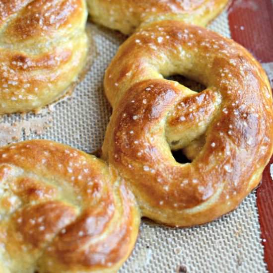 Hot Buttered Pretzels
