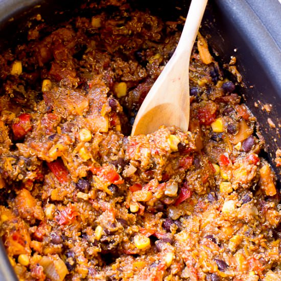 Sweet Potato and Quinoa Chili
