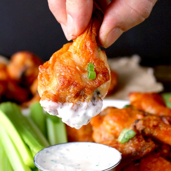 Baked Buffalo Wings