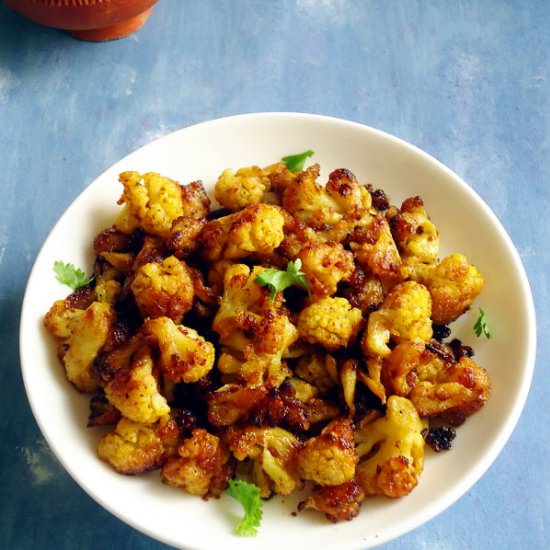 Gobi Roast/Pan Roasted Cauliflower