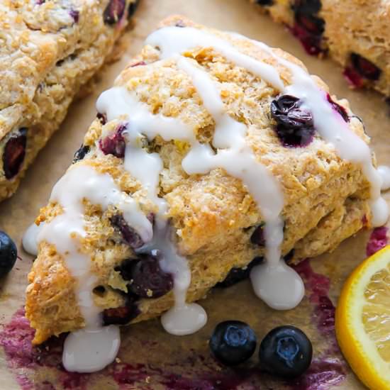 Lemon Blueberry Scones