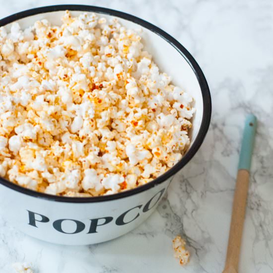 Red Coconut Curry Popcorn